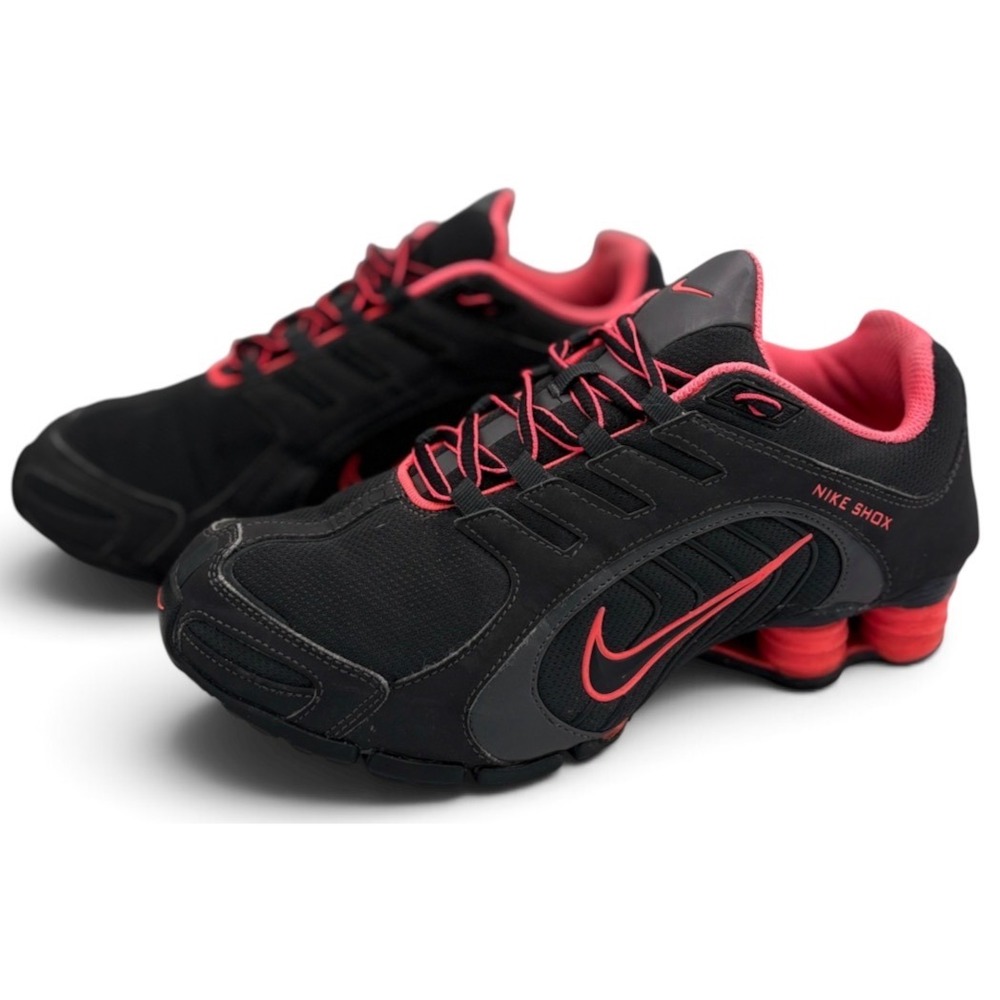 Nike Shox Navina Womens US 8.5 Black Pink Athletic Running Shoes 356918-026 2012